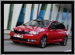 2013, Czerwona, Skoda Rapid Spaceback